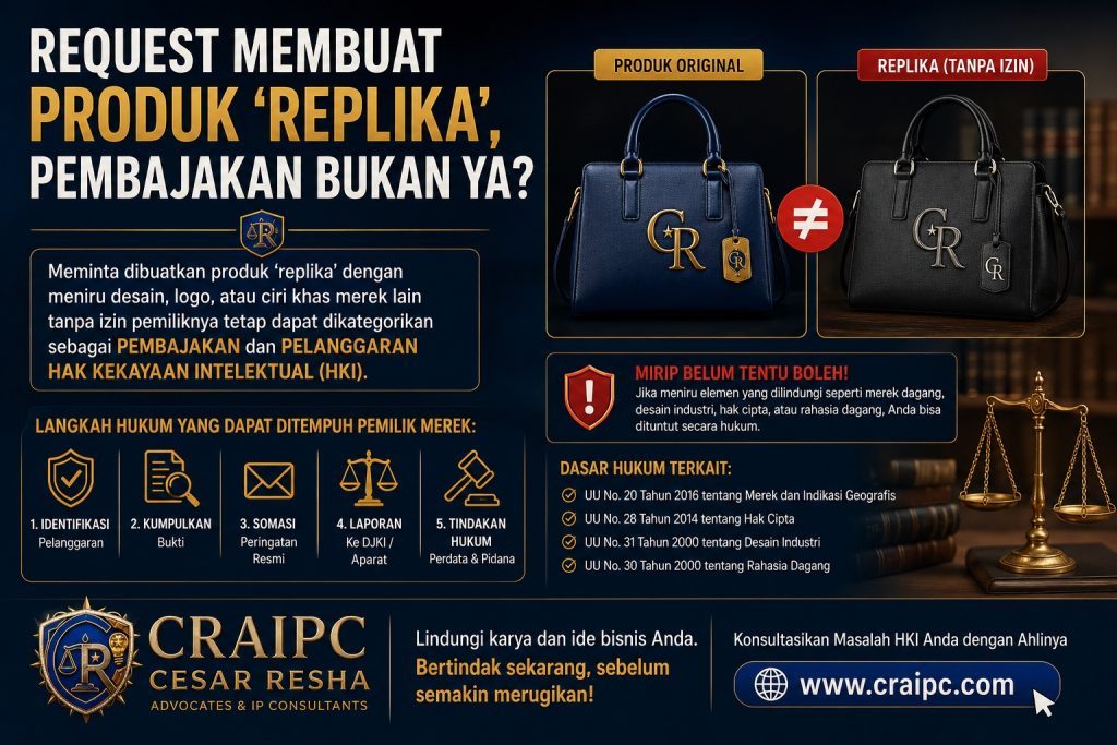 Produk Replika Pembajakan - CRAIPC